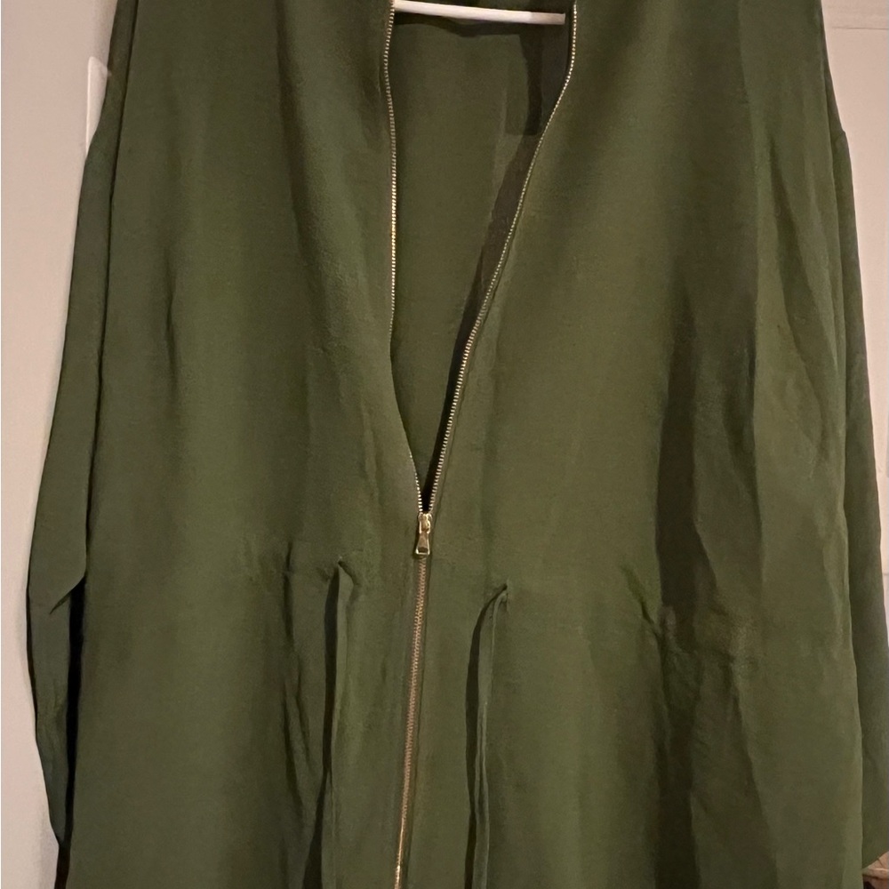 New York & Company Dark Green Women's Vest